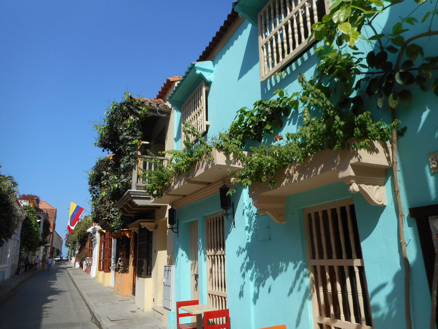 colorful Cartegena houses